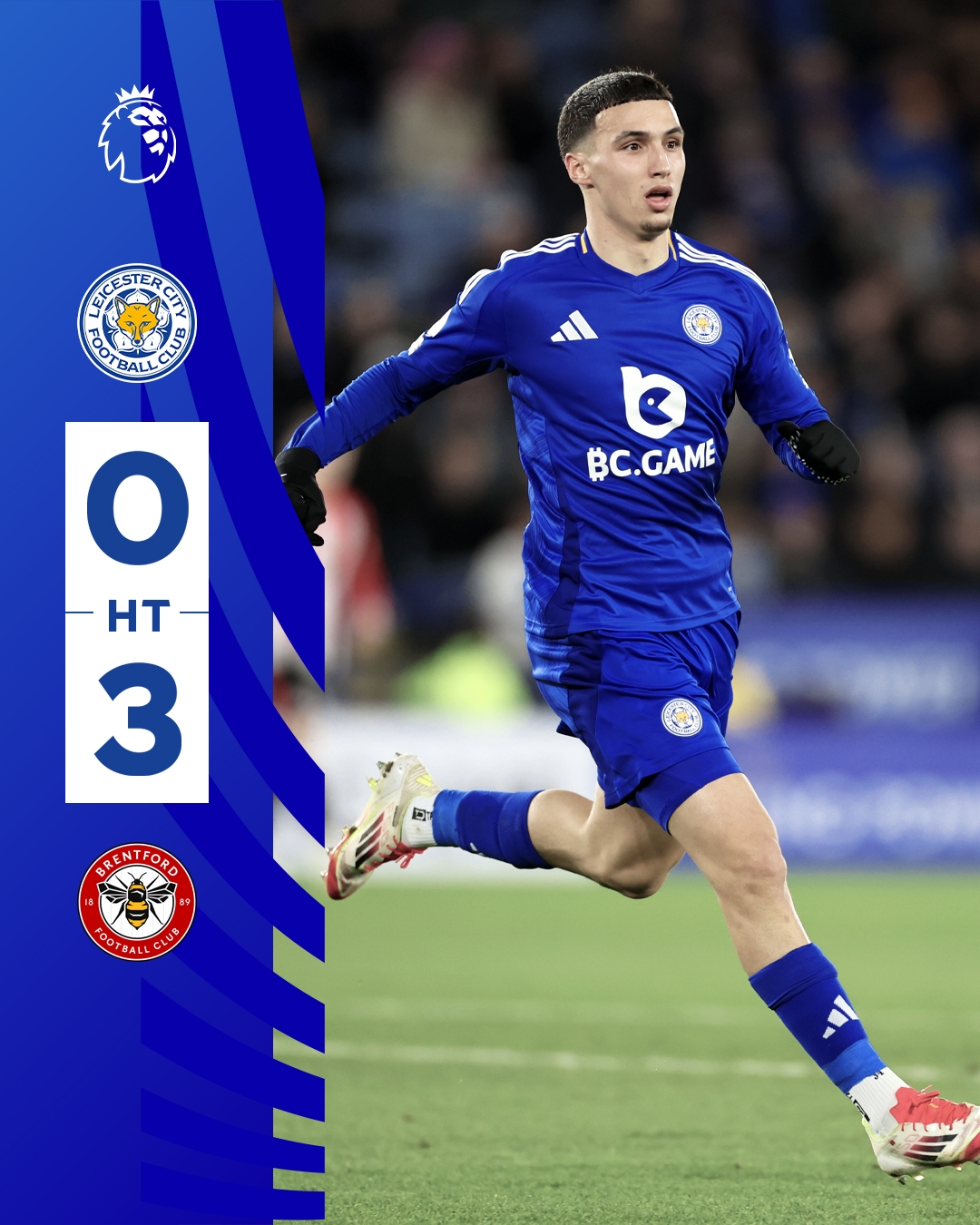 半場0-3！萊斯特若不進(jìn)球輸球，將主場6連敗0進(jìn)球創(chuàng)歷史最糟戰(zhàn)績